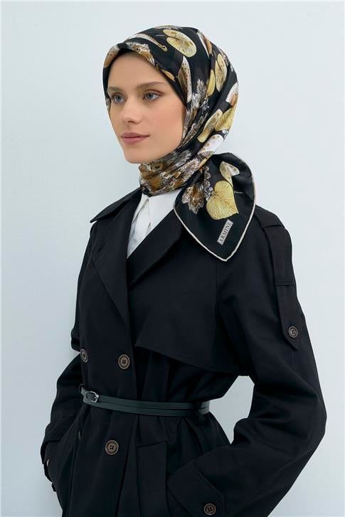 Armine  Saf İpek Twill Eşarp 9532D 06
