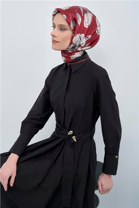 Armine  Saf İpek Twill Eşarp 9536D 34