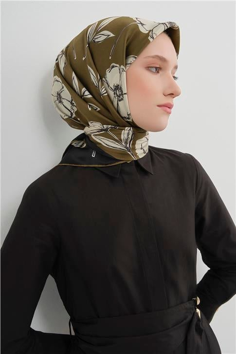 Armine  Saf İpek Twill Eşarp 9536D 35