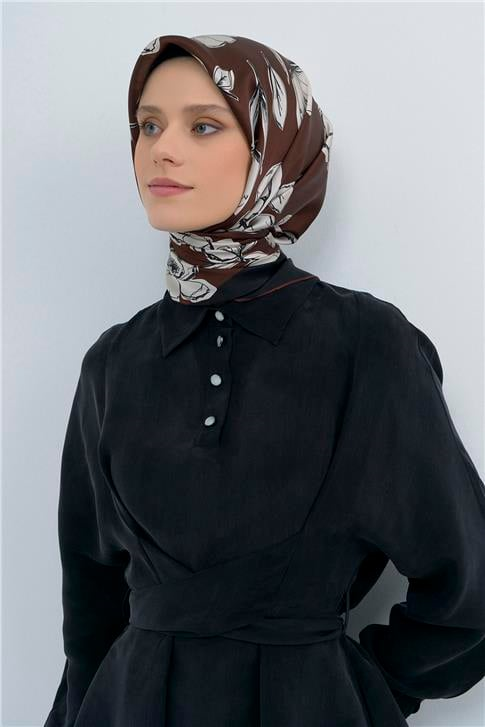 Armine  Saf İpek Twill Eşarp 9536D 40