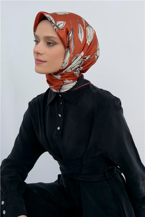 Armine  Saf İpek Twill Eşarp 9536D 43