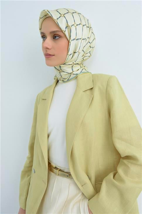 Armine  Saf İpek Twill Eşarp 9538D 81