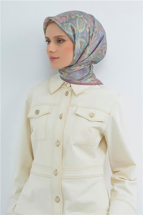 Armine  Saf İpek Twill Eşarp 9540D 85