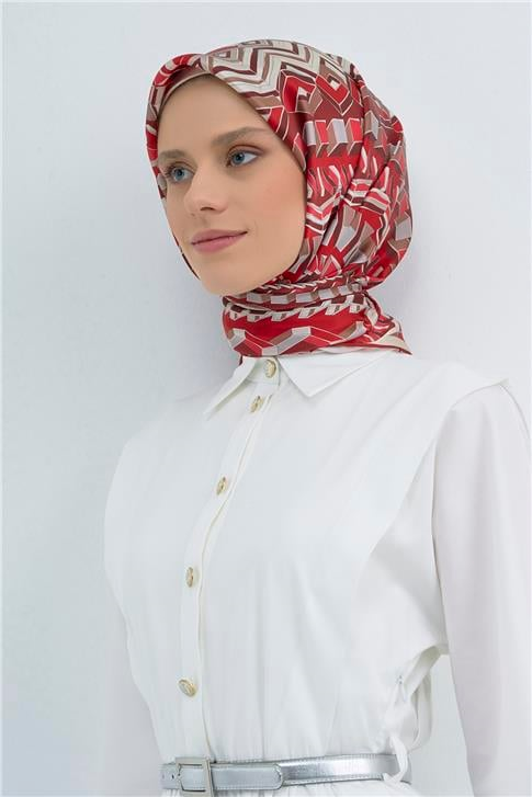 Armine  Saf İpek Twill Eşarp 9542D 01