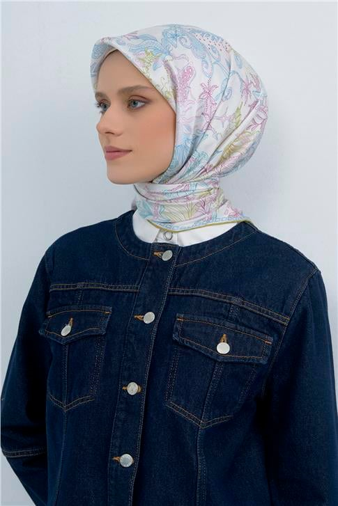 Armine  Saf İpek Twill Eşarp 9545D 53