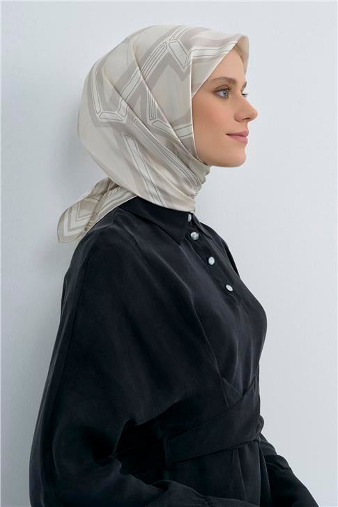 Armine  Saf İpek Twill Eşarp 9547D 01