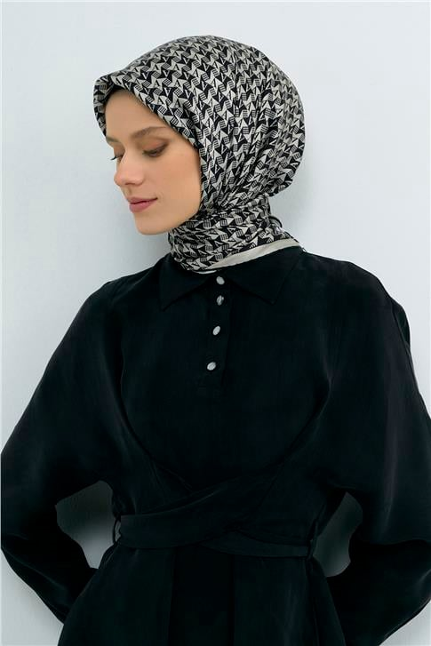 Armine  Saf İpek Twill Eşarp 9556D 01