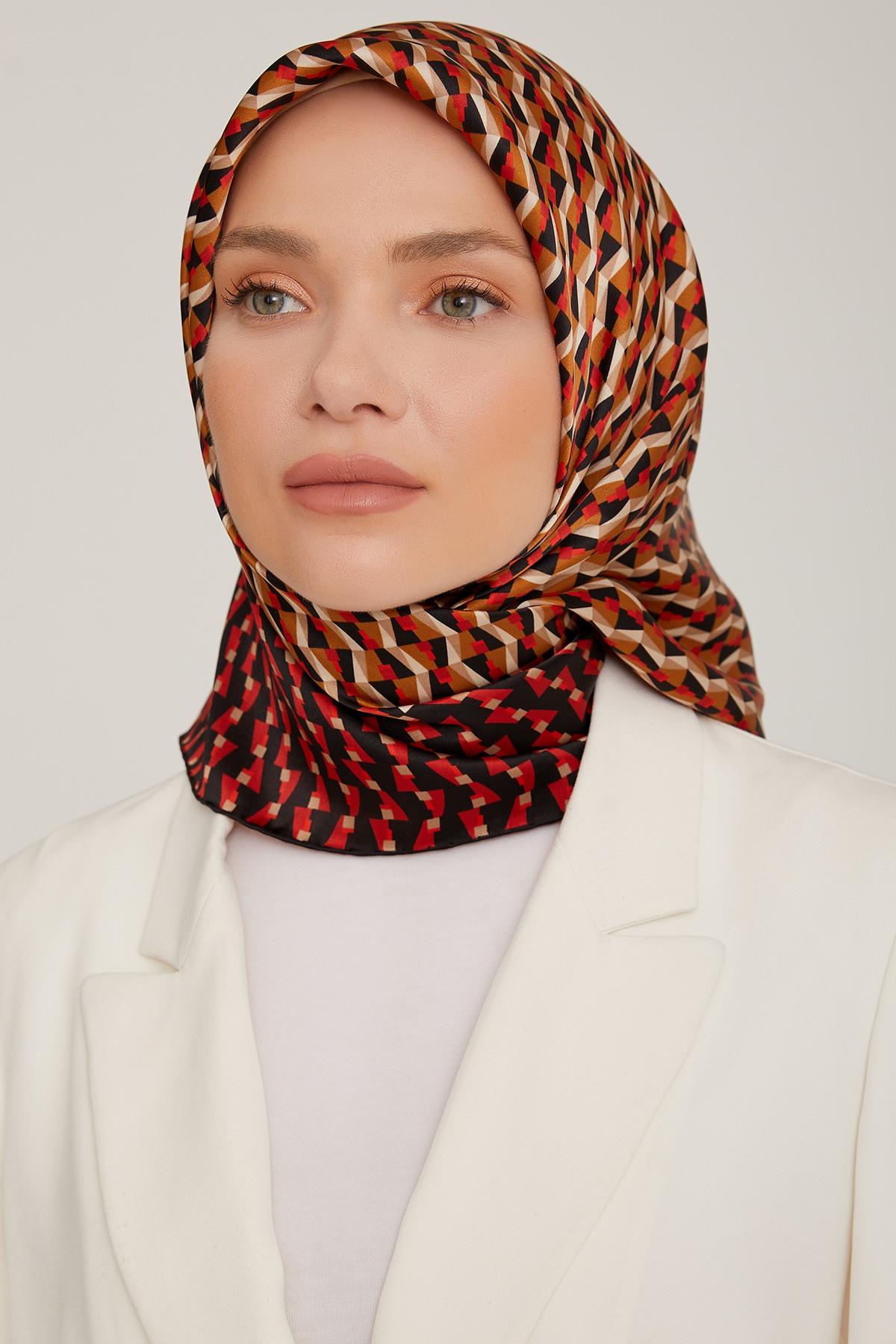Armine 2022-23 Sonbahar Kış Sezonu Twill İpek Eşarp 8812D02 01