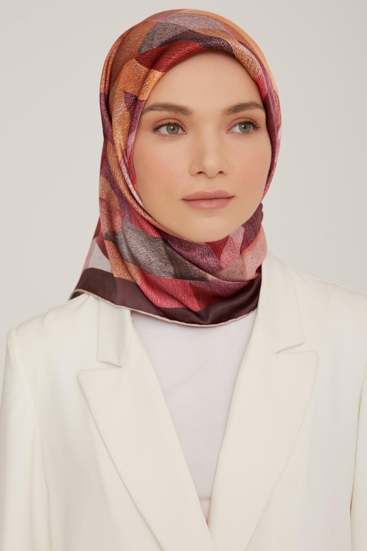 Armine 2022-23 Sonbahar Kış Sezonu Twill İpek Eşarp 8848D02 01