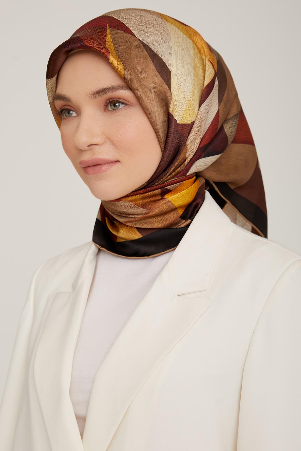 Armine 2022-23 Sonbahar Kış Sezonu Twill İpek Eşarp 8848D02 32