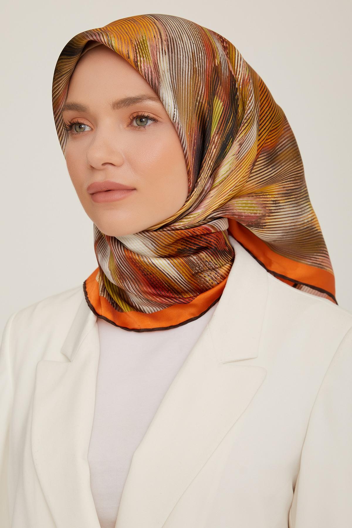 Armine 2022-23 Sonbahar Kış Sezonu Twill İpek Eşarp 8823D02 32