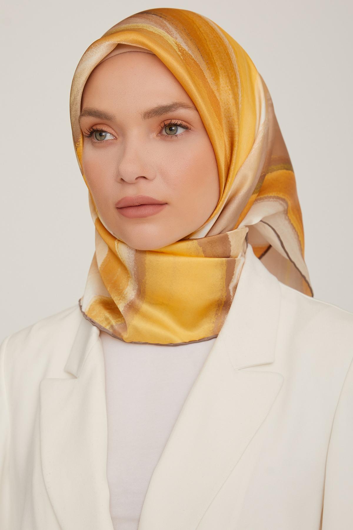 Armine 2022-23 Sonbahar Kış Sezonu Twill İpek Eşarp 8826D02 07