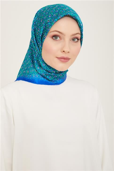 Armine Çiçek Desenli Sura İpek Eşarp 24Ya9135 53