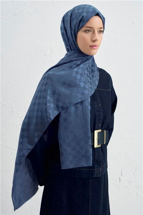 Armine Elegance İpek Pamuk Dama Şal 35