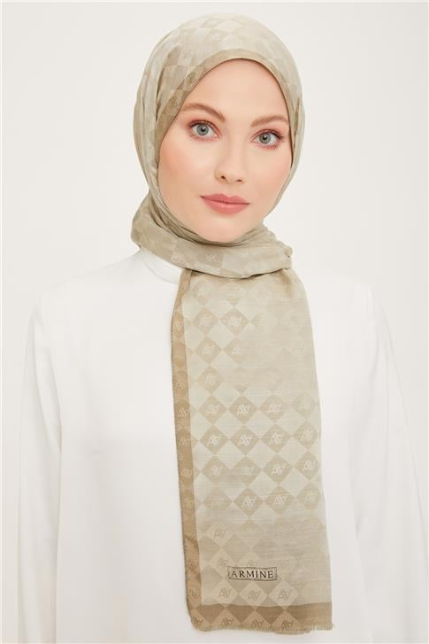 Armine Elegance İpek Pamuk Şal 15