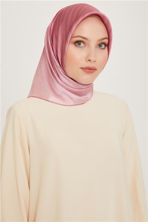 Armine Geometrik Desenli Sura Saf İpek Eşarp 9237D 31