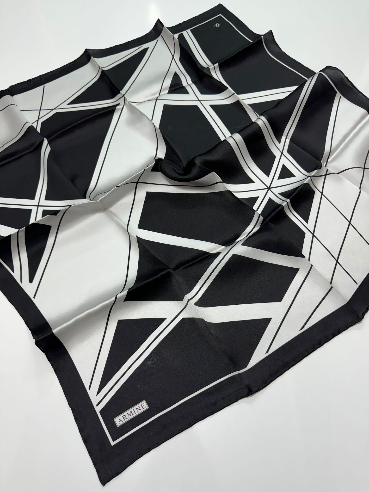 Armine İpek Eşarp 2023/24 İlkbahar Yaz Sezonu 8945D02 03 - Twill (Tivil) İpek