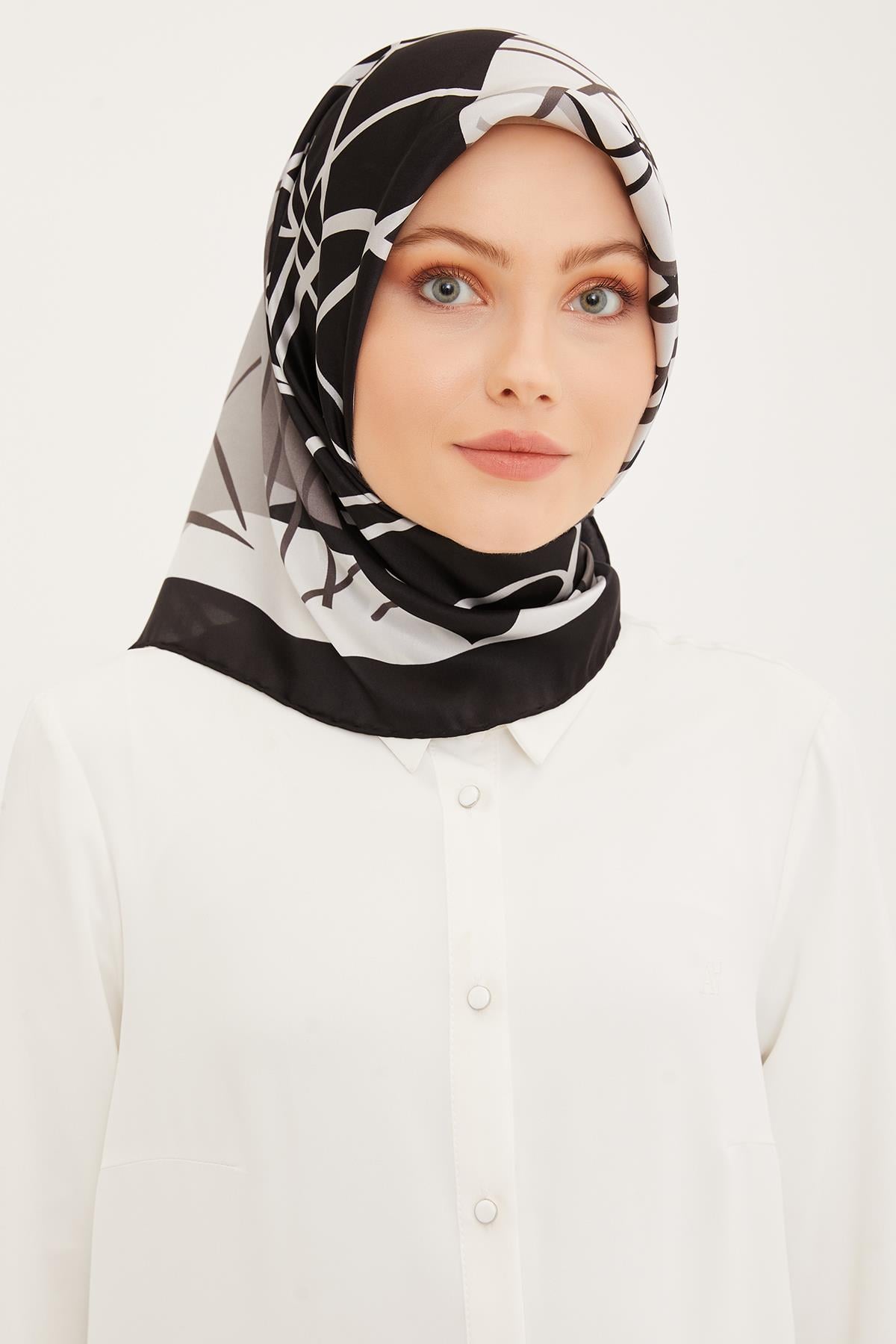Armine İpek Eşarp 2023/24 İlkbahar Yaz Sezonu 8964D02 06 - Twill (Tivil) İpek