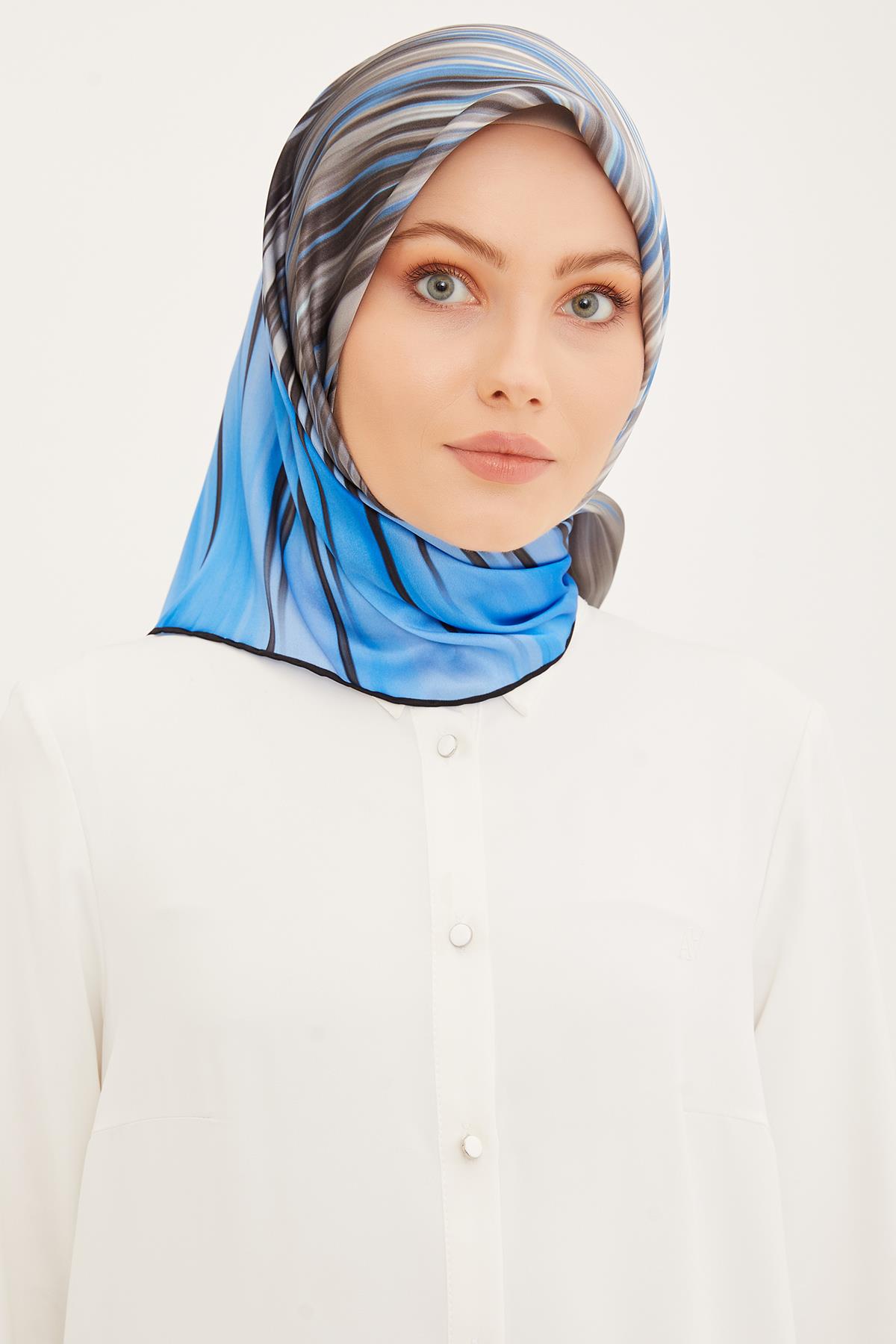 Armine İpek Eşarp 2023/24 İlkbahar Yaz Sezonu 8956D01 11 -Sura İpek