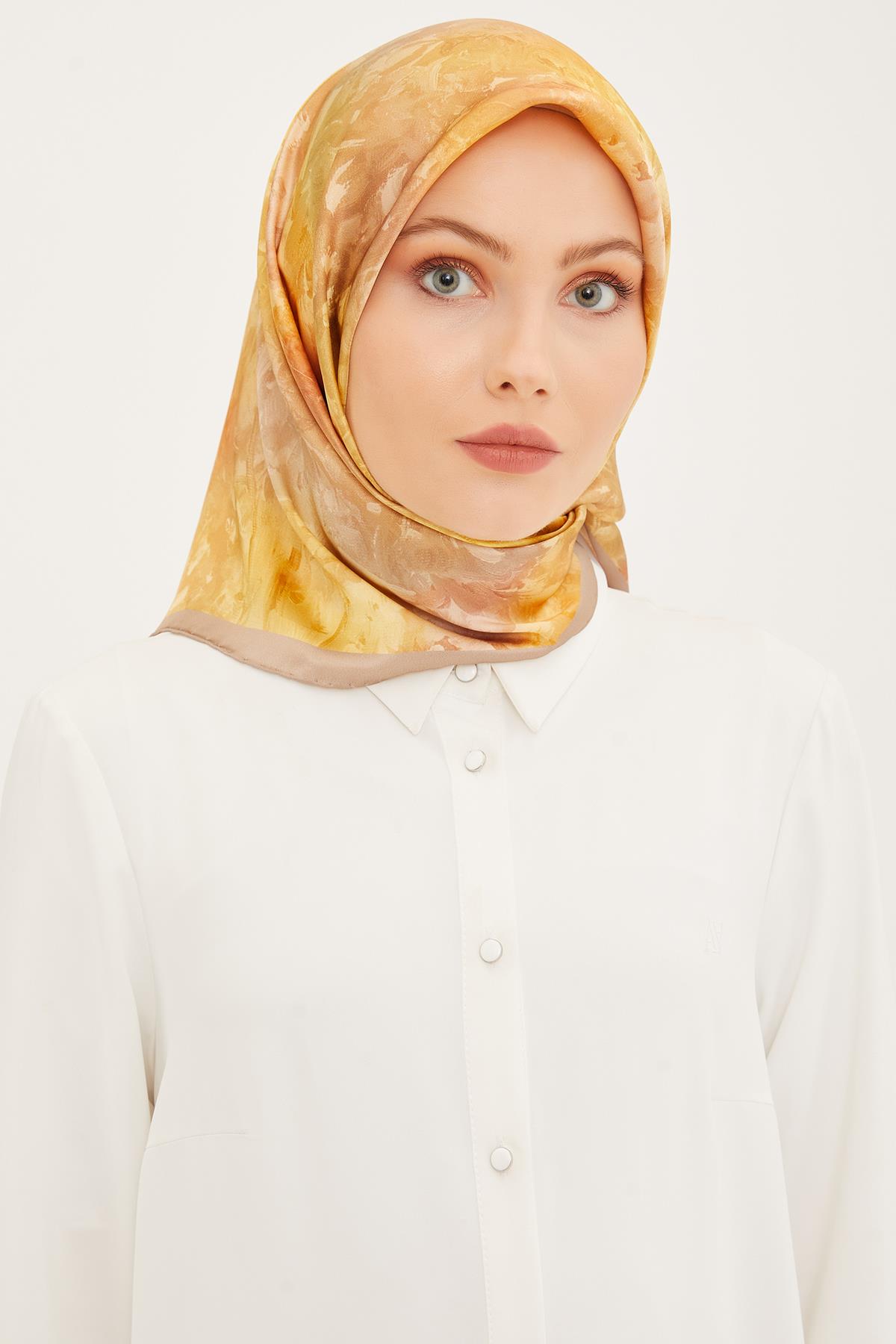 Armine İpek Eşarp 2023/24 İlkbahar Yaz Sezonu 8922D01 33 -Sura İpek