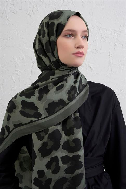 Armine İpek Tensel Leopar Şal 3 06