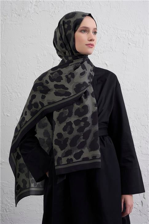 Armine İpek Tensel Leopar Şal 3 34