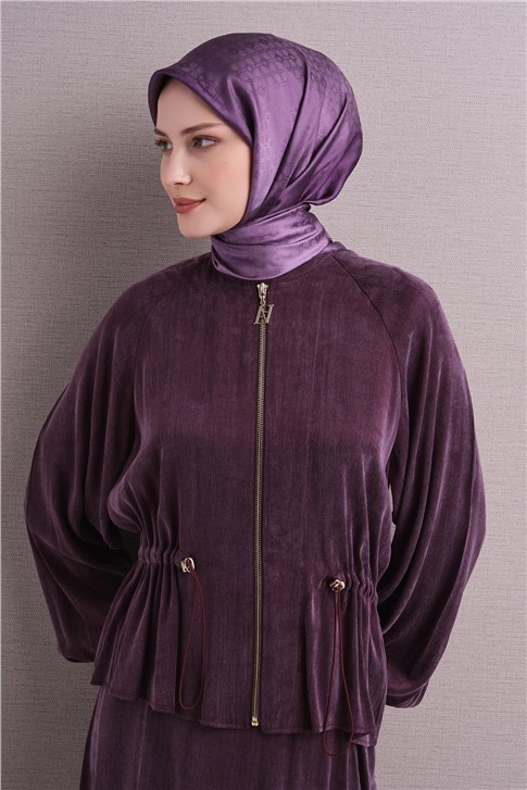 Armine Jakarlı İpek Eşarp 9647D 86