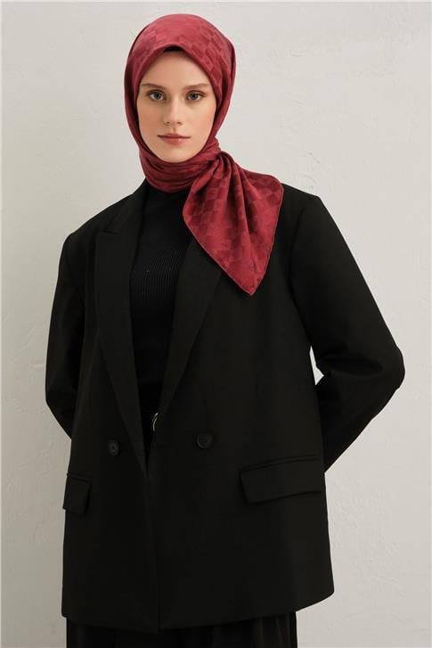 Armine Jakarlı İpek Pamuk Eşarp 2411174