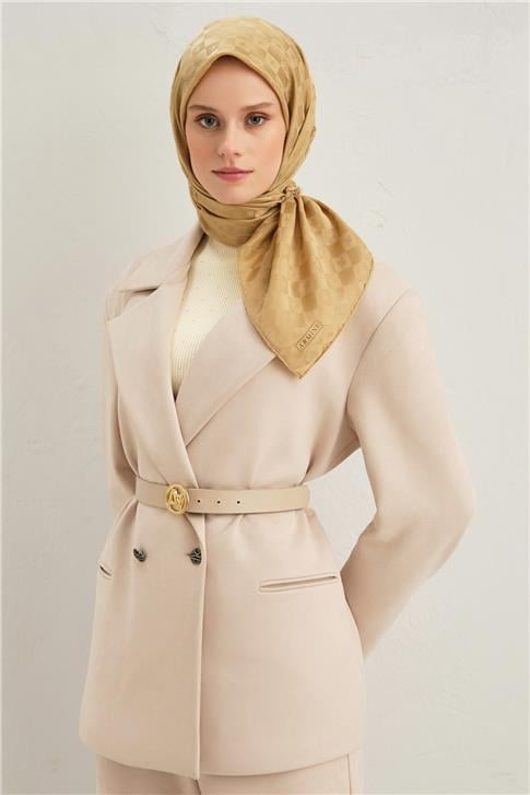 Armine Jakarlı İpek Pamuk Eşarp 249915