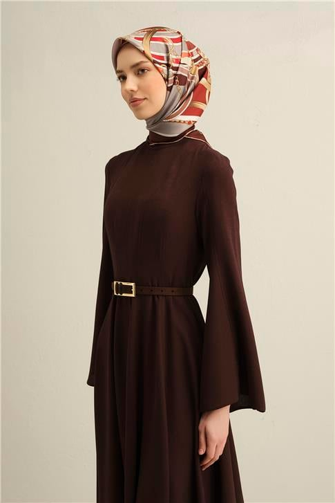 Armine Klasik Desenli Saf İpek Sura Eşarp 9315D 31