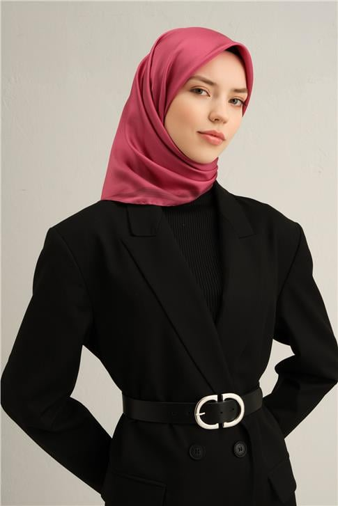 Armine Klasik Desenli Saf İpek Twill Eşarp 9319D 08