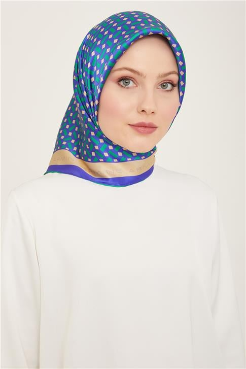 Armine Klasik Desenli Sura İpek Eşarp 24Ya9152 43 80
