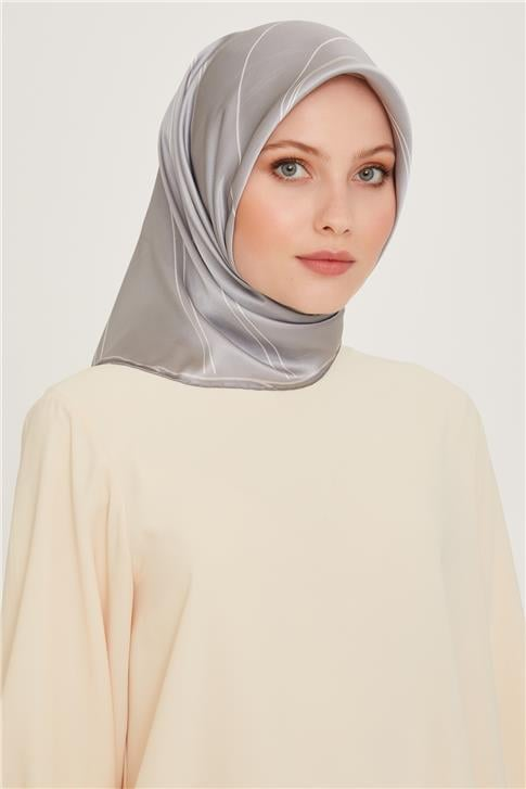Armine Klasik Desenli Sura Saf İpek Eşarp 9251D 51
