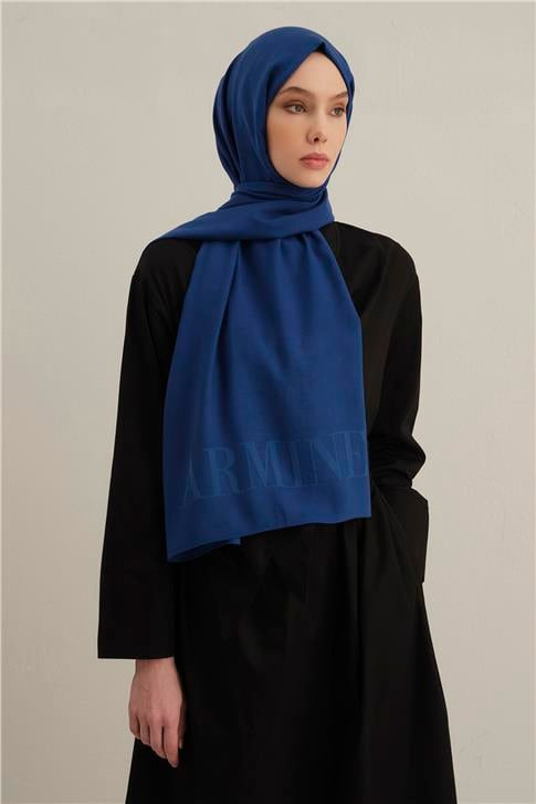 Armine Logo Drop Pamuk İpek Şal 28