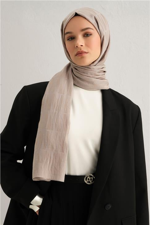 Armine Lyocell Naia Çubuk Desen Şal 1113-8