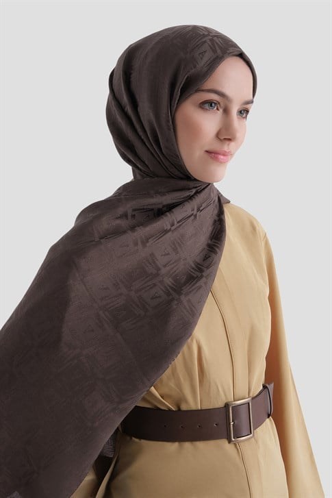 Armine Lyocell Naia Kare Monogram Şal 6 15