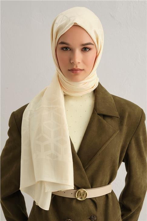 Armine Lyocell Naia Petek Desen Şal 1113-4