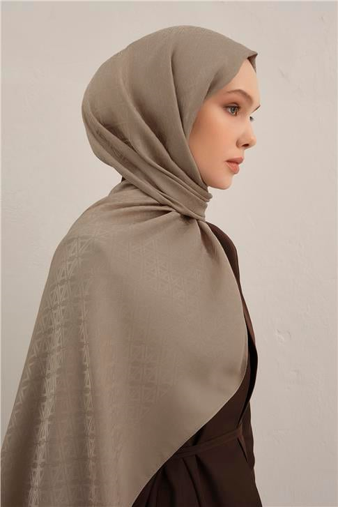 Armine Lyocell Naia Üçgen Monogram Şal 5 07