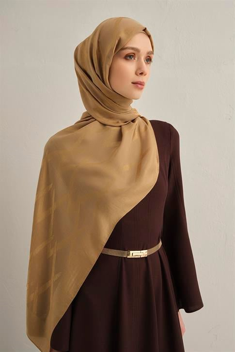 Armine Lyocell Naia Zikzak Desen Şal  1- 70