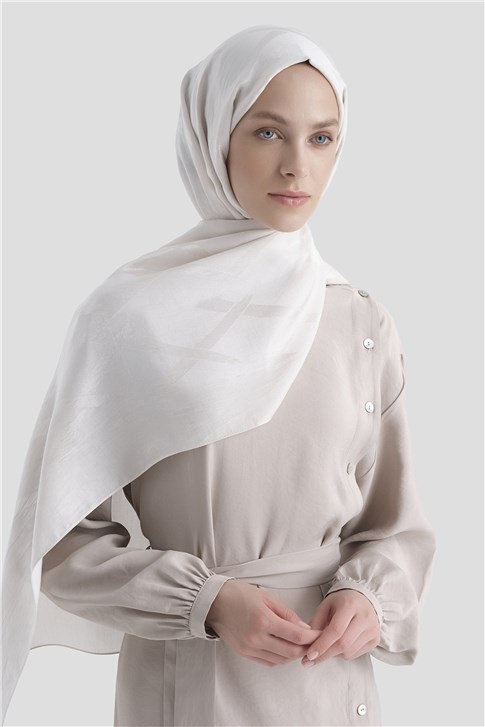 Armine Lyocell Naia Zikzak Desen Şal  1- 58