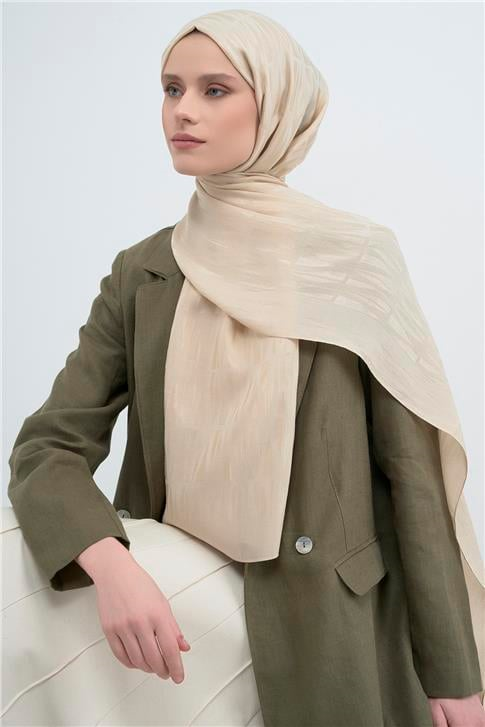 Armine Lyocell Naia Zikzak Desen Şal  1- 64