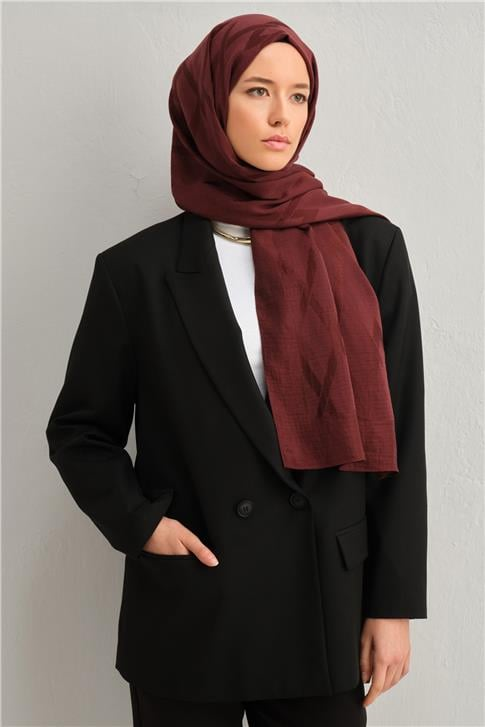 Armine Lyocell Naia Zikzak Desen Şal 1110-29