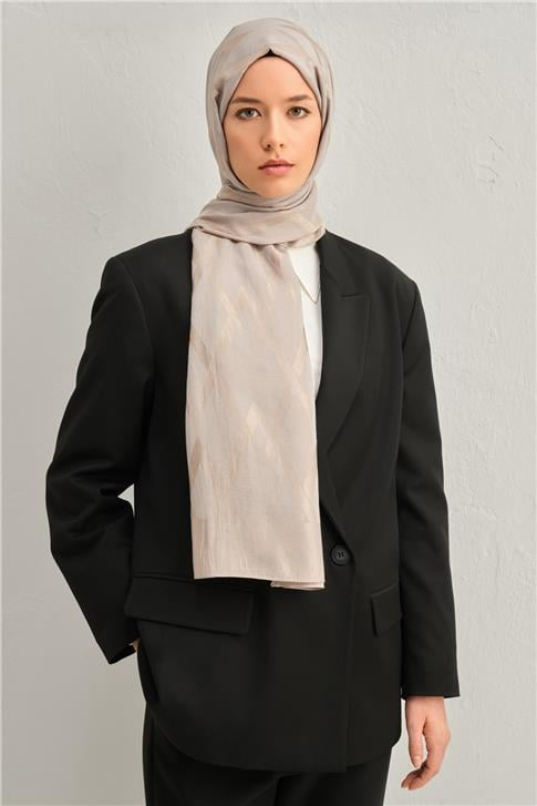 Armine Lyocell Naia Zikzak Desen Şal 1113-8