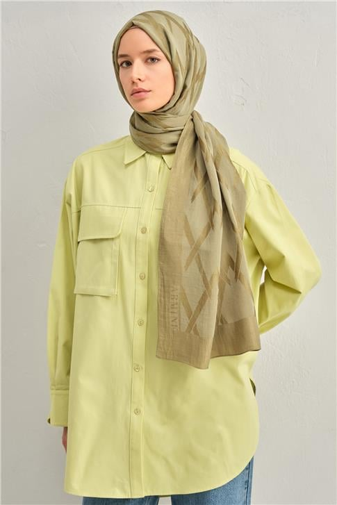 Armine Lyocell Naia Zikzak Desen Şal 1113-21