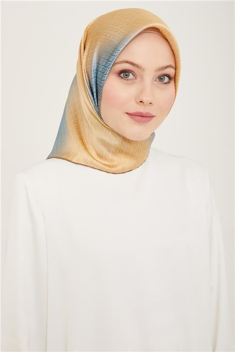 Armine Monogram Desenli Twill İpek Eşarp 24Ya9104 52 09