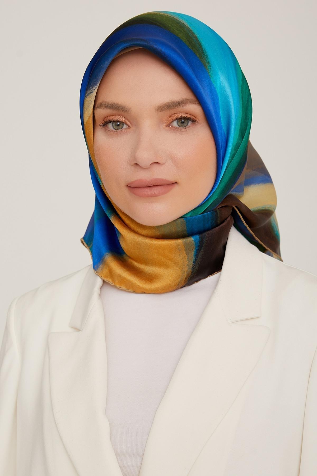 Armine Nostalji Serisi Twill İpek  Eşarp 8826-04NT