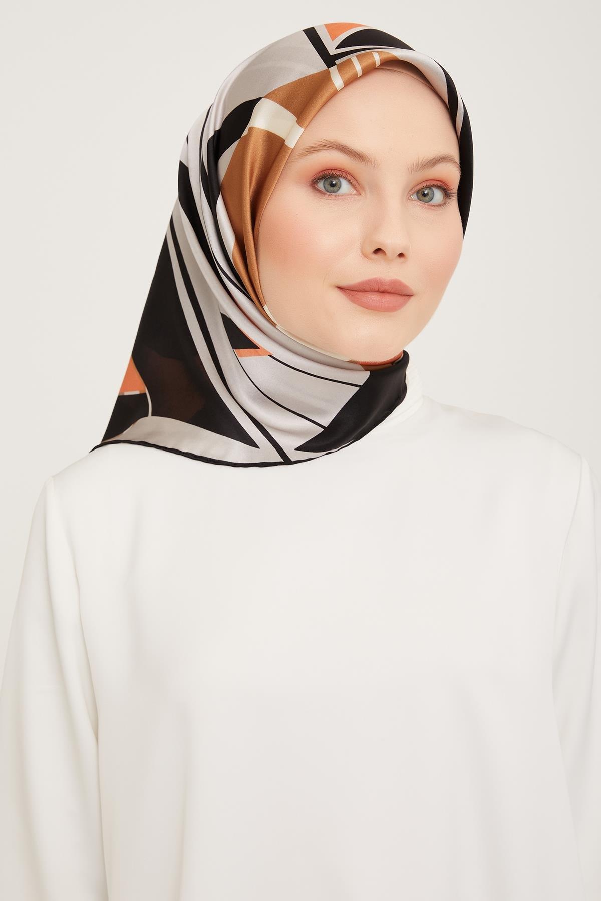 Armine Nostalji Serisi Twill İpek Eşarp 9050-05NT