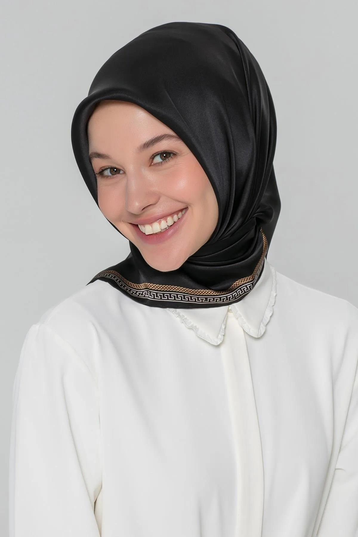 Armine Nostalji Serisi Twill İpek  Eşarp 8432D-31