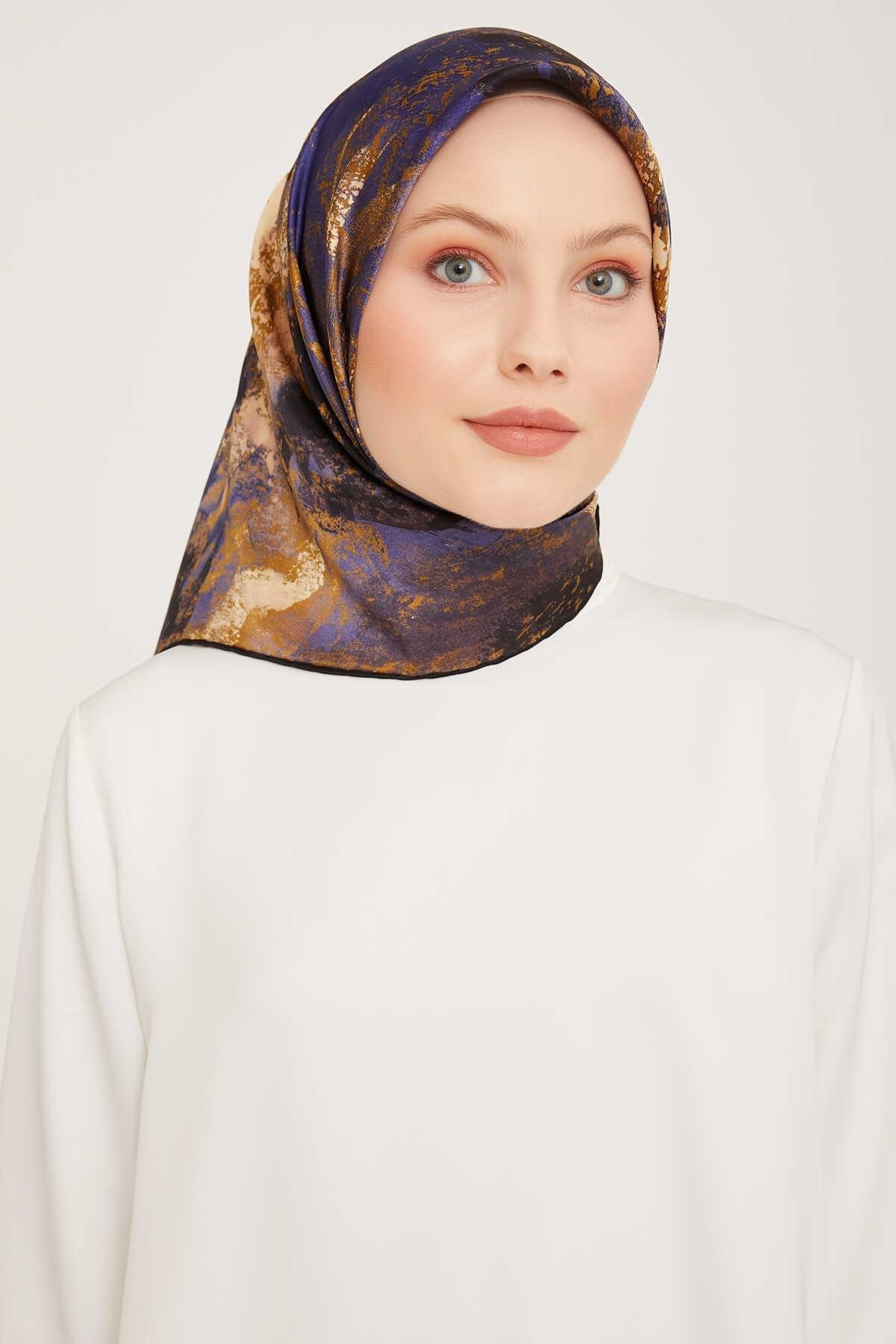 Armine Nostalji Serisi Twill İpek Eşarp 9015-06NT