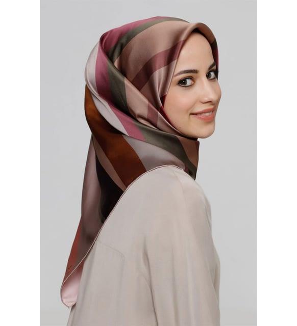 Armine Nostalji Serisi Twill İpek Eşarp 8301-81NT